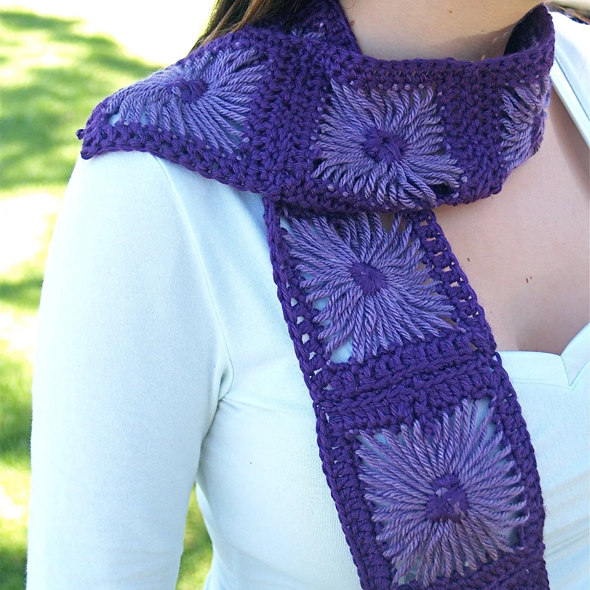 Hana-Ami finished project example — project, fibres and accessories not included