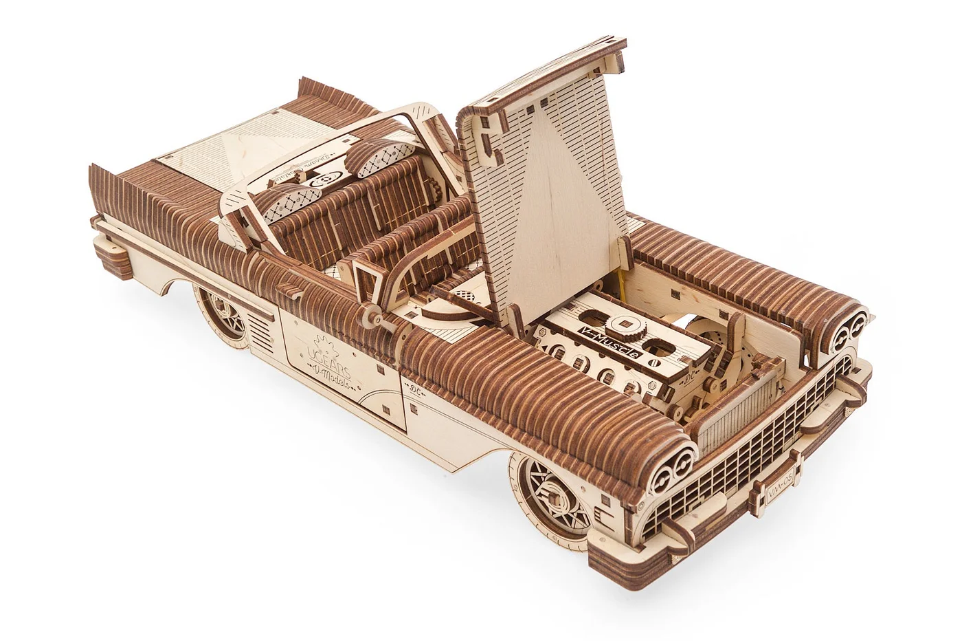 Manufacturer open-bonnet mechanism view