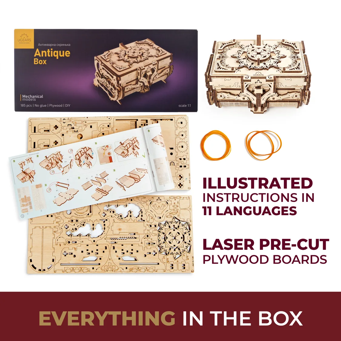 UGEARS — kit contents reference
