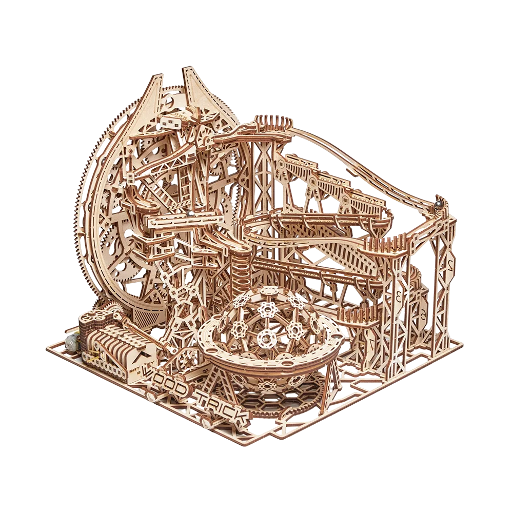 assembled track quarter view — manufacturer reference