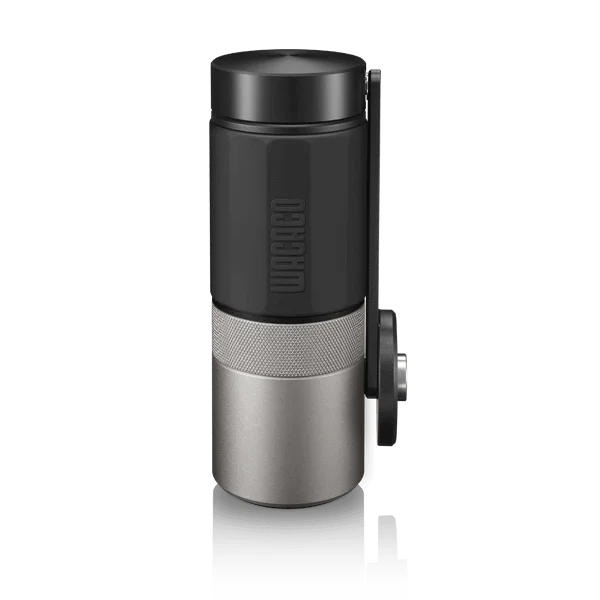 grinder with handle in carrying position