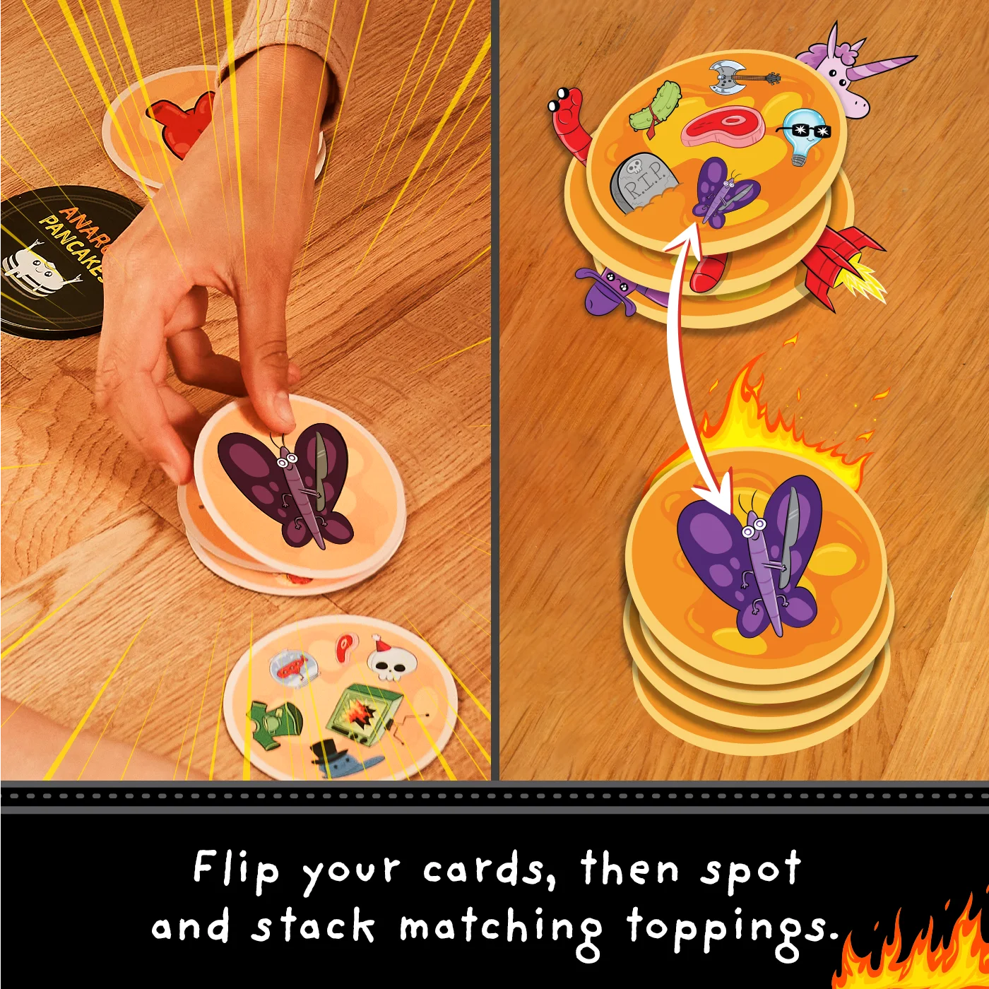 Anarchy Pancakes original edition — publisher promotional reference, not Findweave play testing