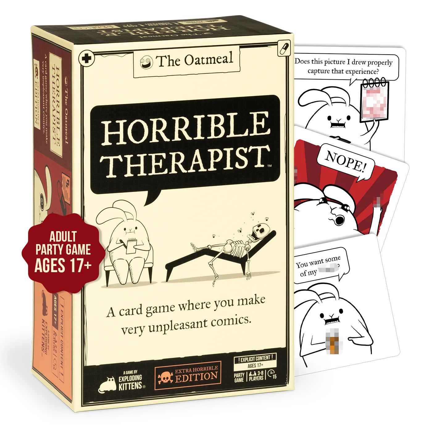 Exploding Kittens — Extra Horrible packaging
