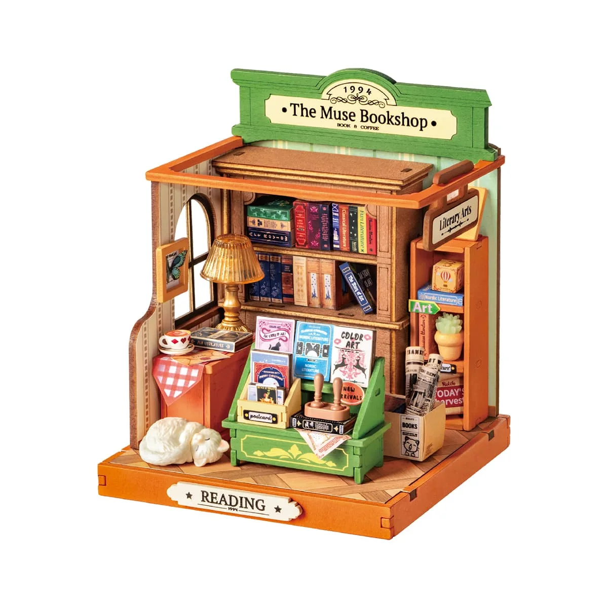 The Muse Bookshop Miniature House DS040 — manufacturer gallery view 1