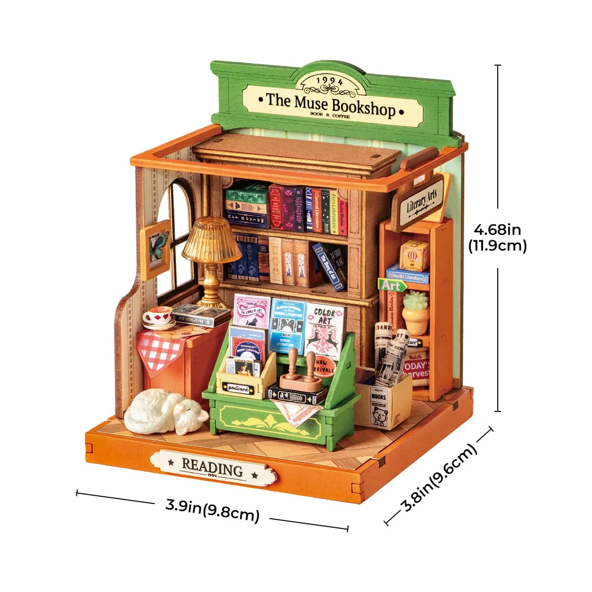 The Muse Bookshop Miniature House DS040 — manufacturer gallery view 4