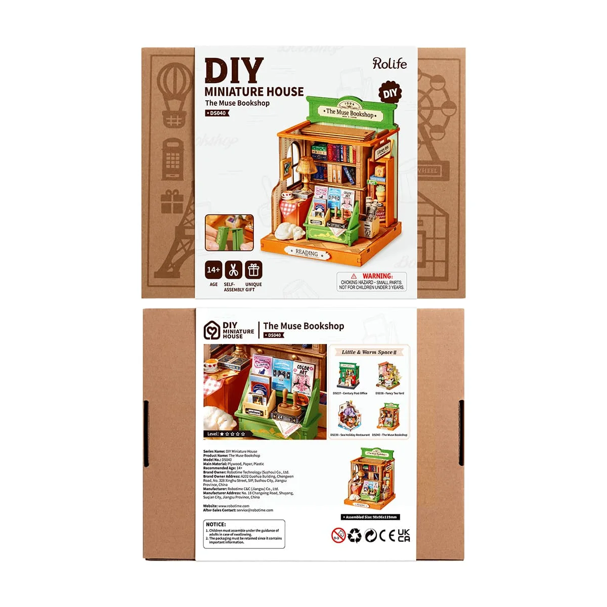 The Muse Bookshop Miniature House DS040 — manufacturer gallery view 5