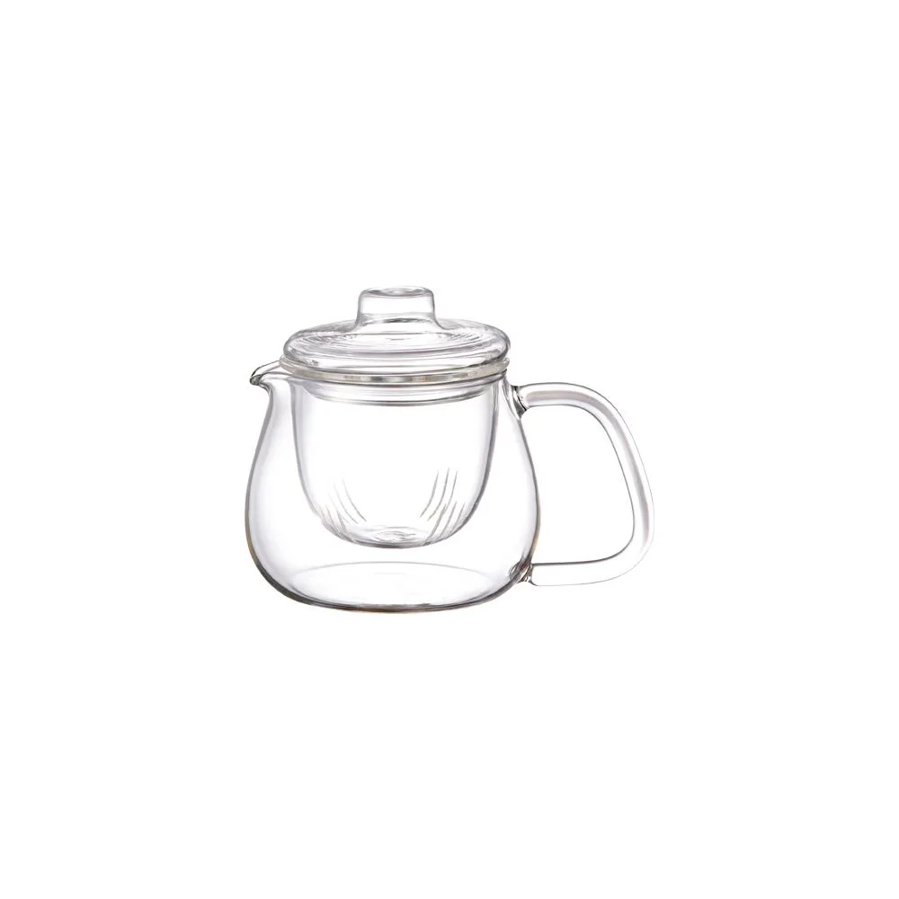 glass teapot and glass strainer, selected 8363 format — manufacturer reference