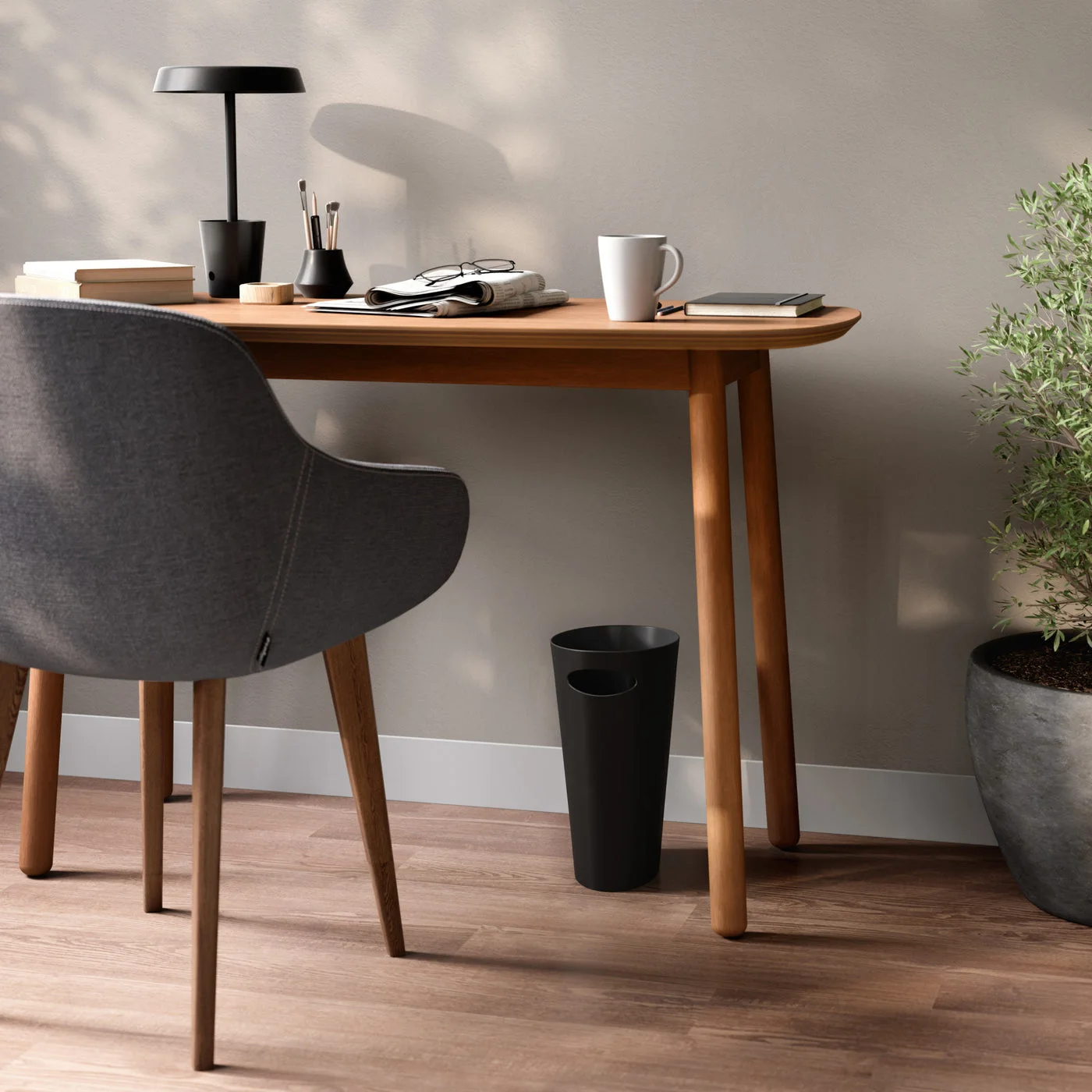 desk placement example — manufacturer reference