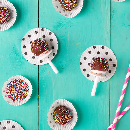 Decorated recipe example; toppings not included