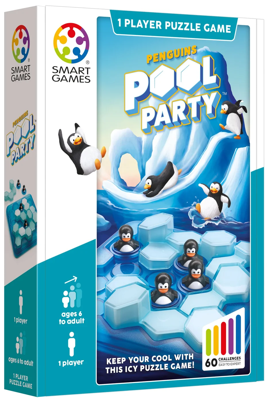 Pool Party package: one player, ages 6+, 60 challenges