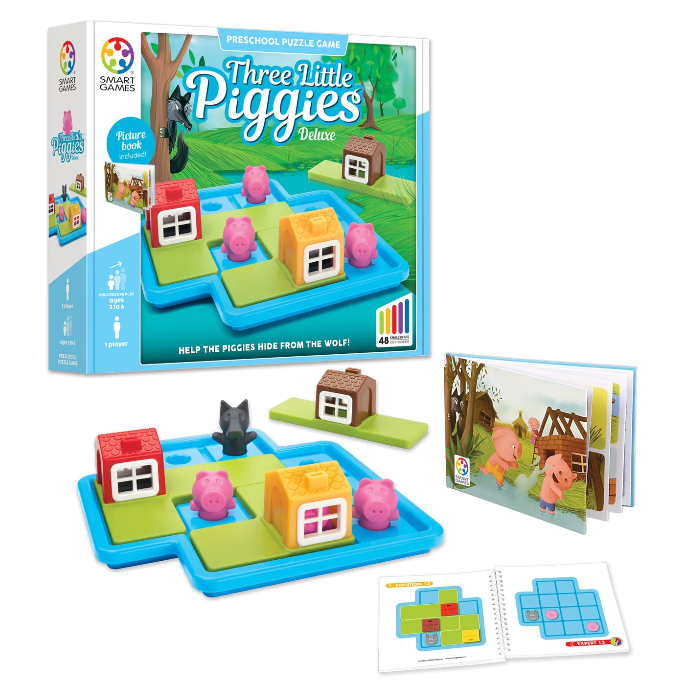 Deluxe box,board,figures,book and challenges