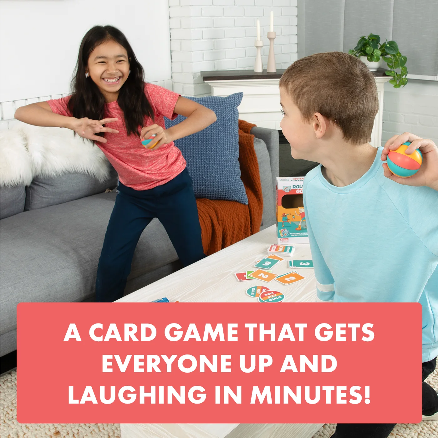 Maker staged active play scene