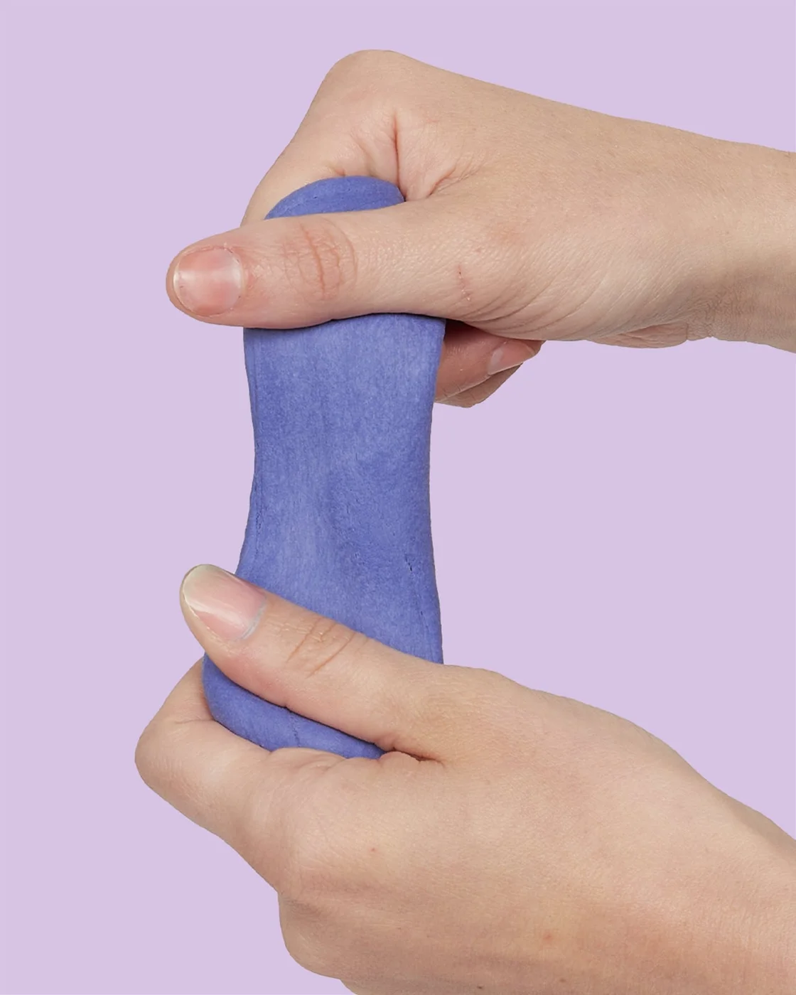 Manufacturer demonstration of stretching Twilight putty