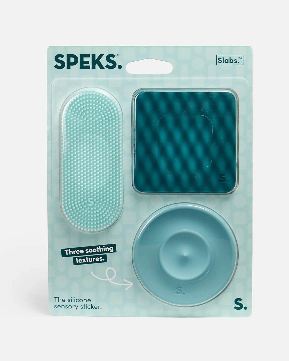 Green three-pack packaging and three shapes