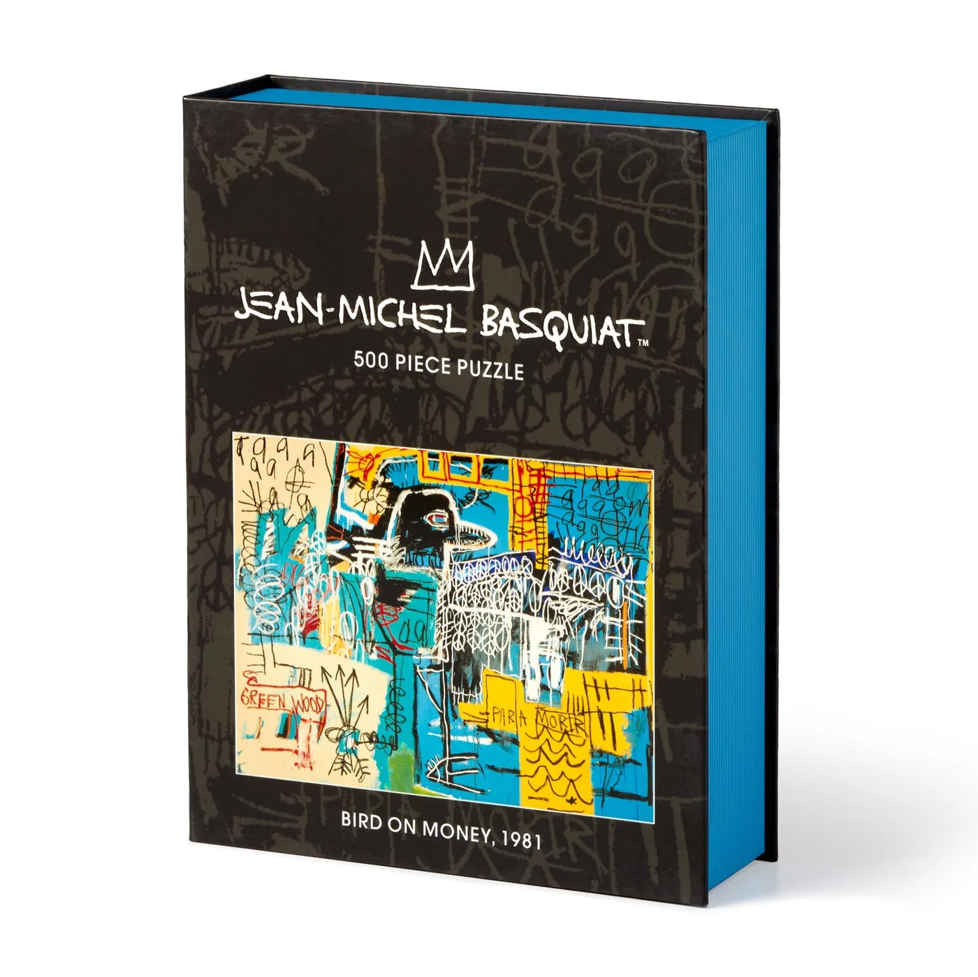 book-shaped box with magnetic flap