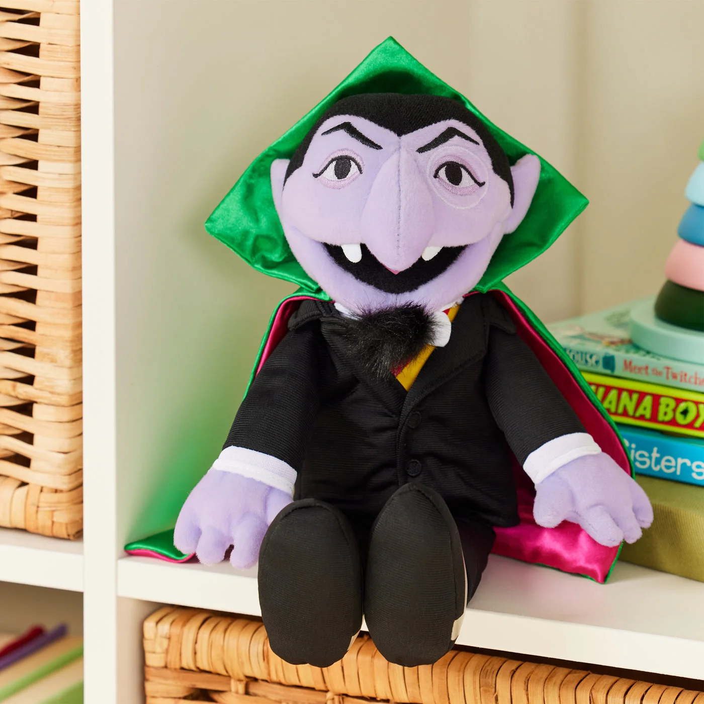 shelf display; props not included