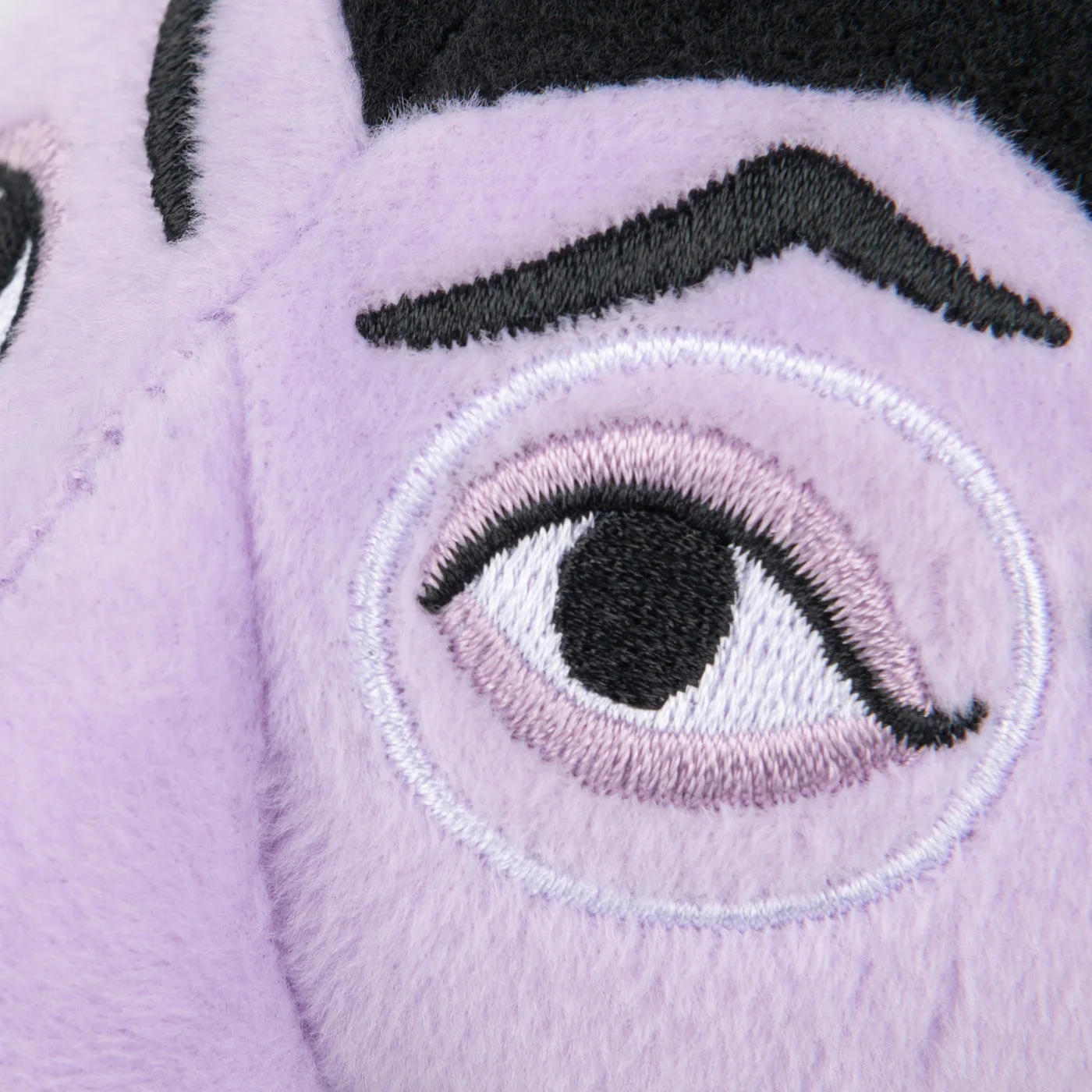 embroidered eye detail
