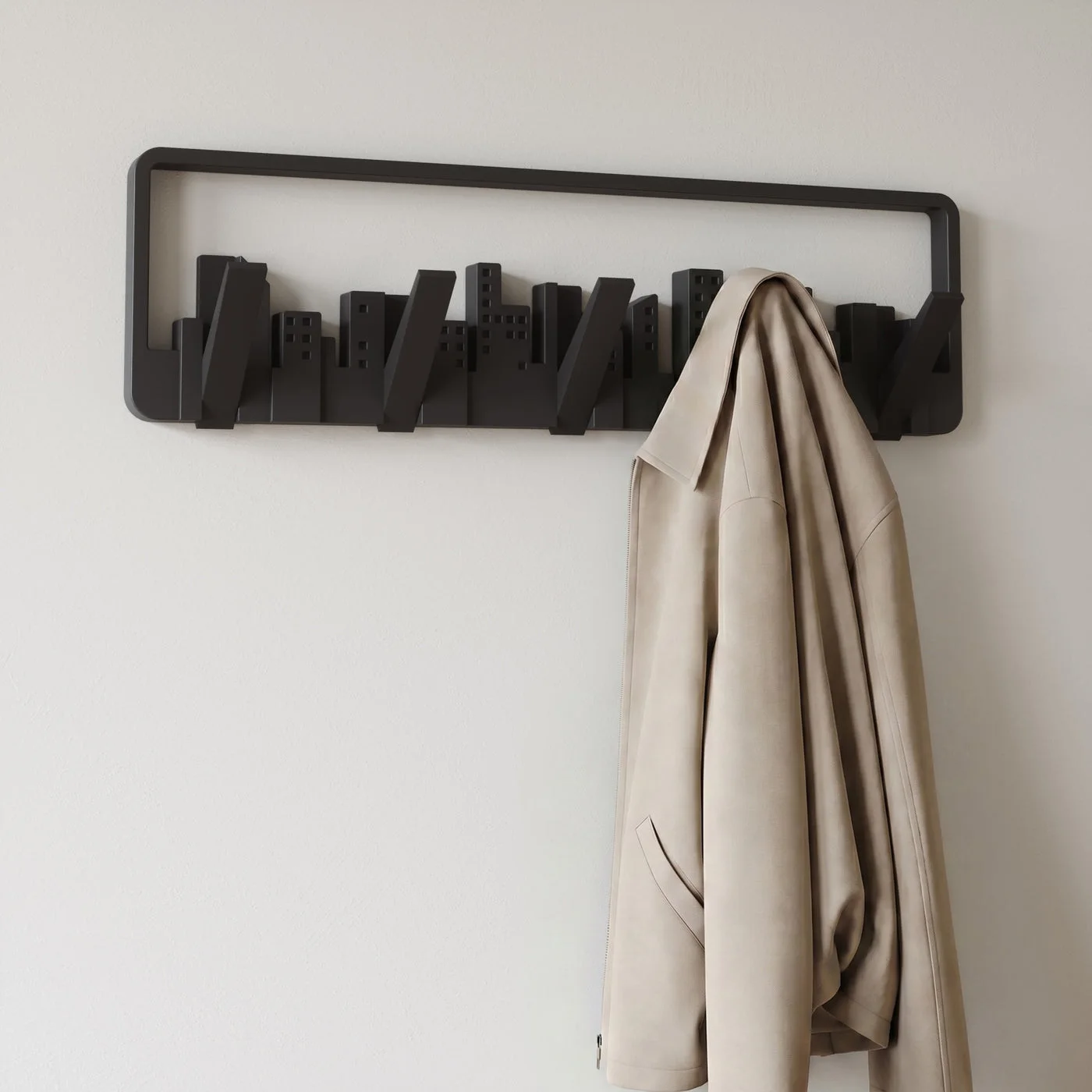 coat on Skyline retractable hook; clothing not included