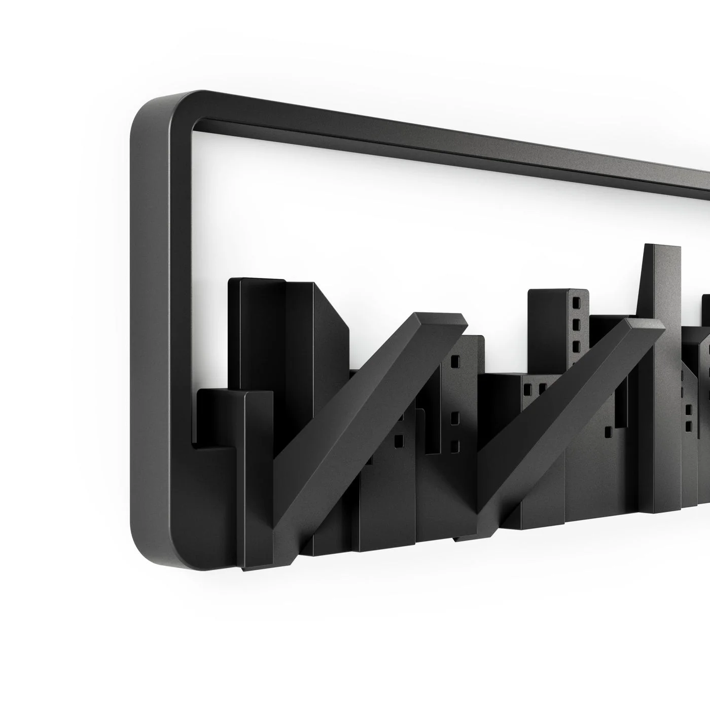 close view of fold-down skyline hook mechanism