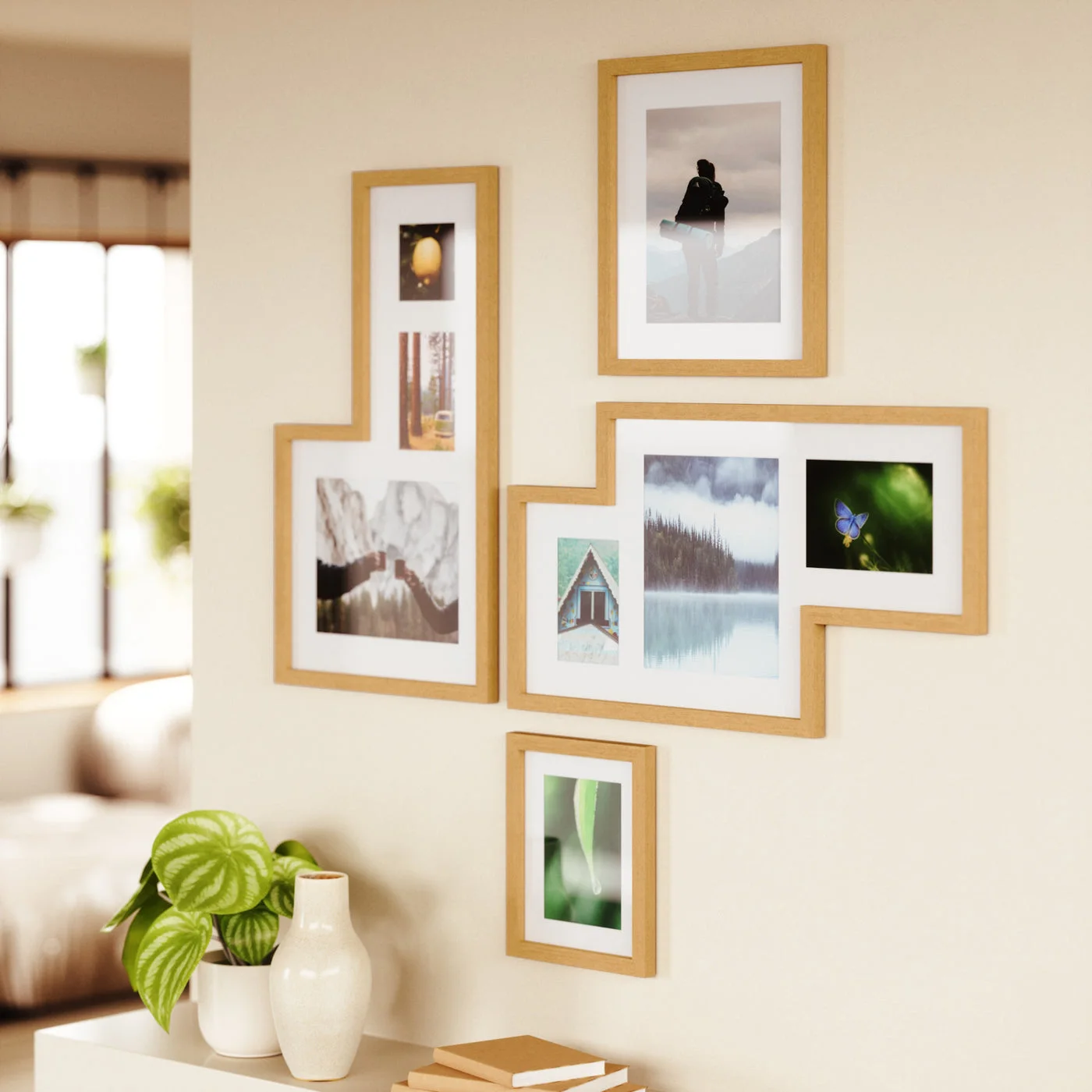 alternate spaced frame arrangement