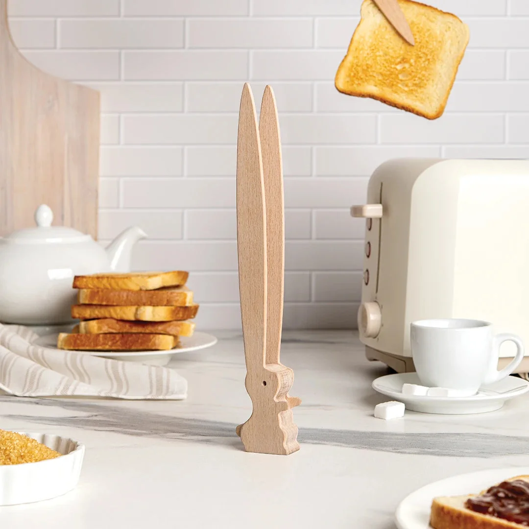 styled breakfast scene; toaster and food excluded