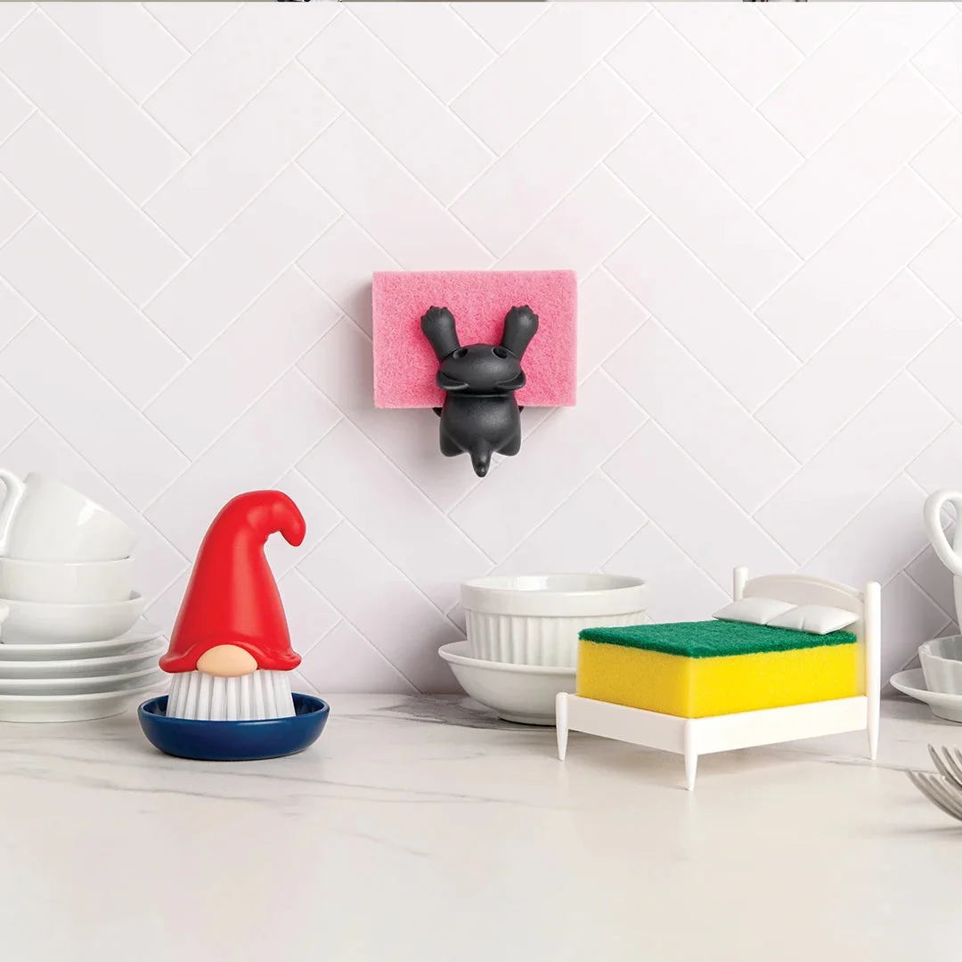 red Beardy beside other cleaning accessories; other items excluded