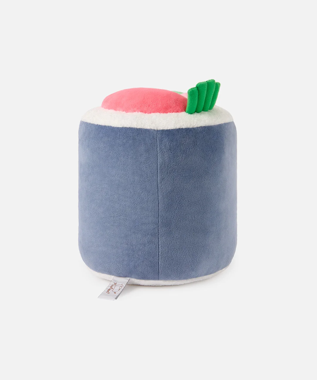rear seam and extending green plush filling
