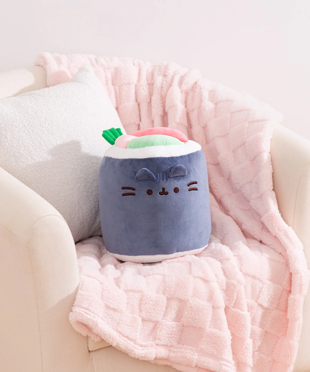 plush on chair; furniture excluded