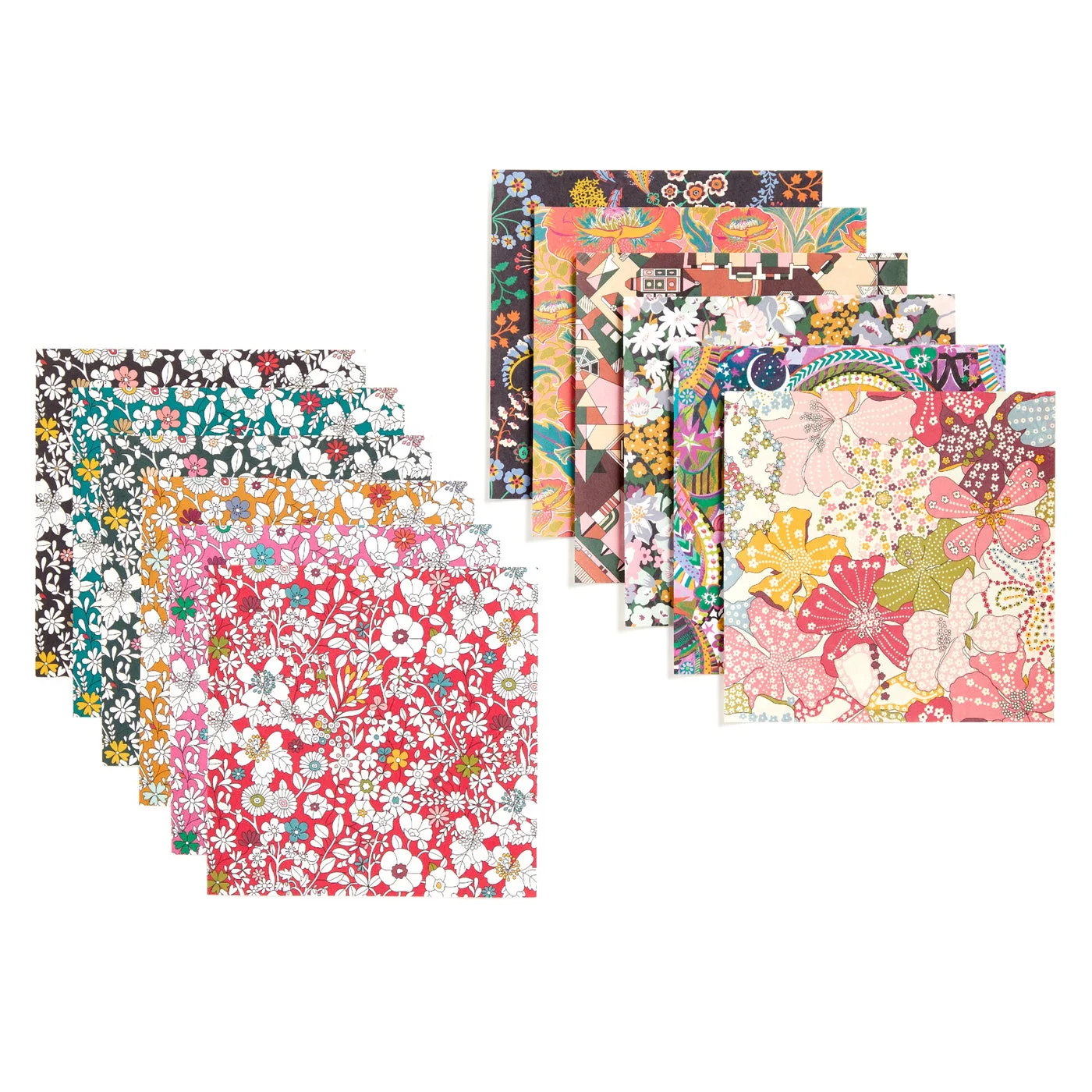 Both sides of patterned paper