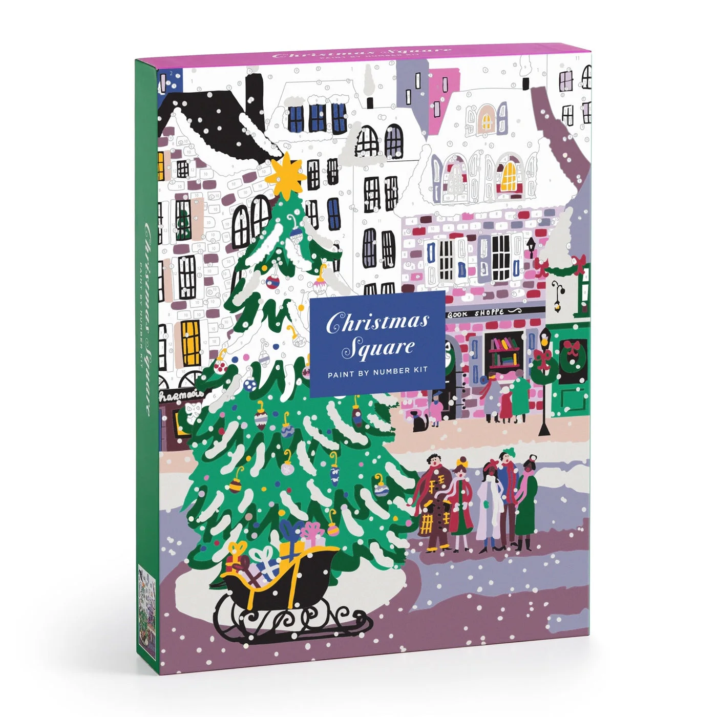 Christmas Square kit angled packaging