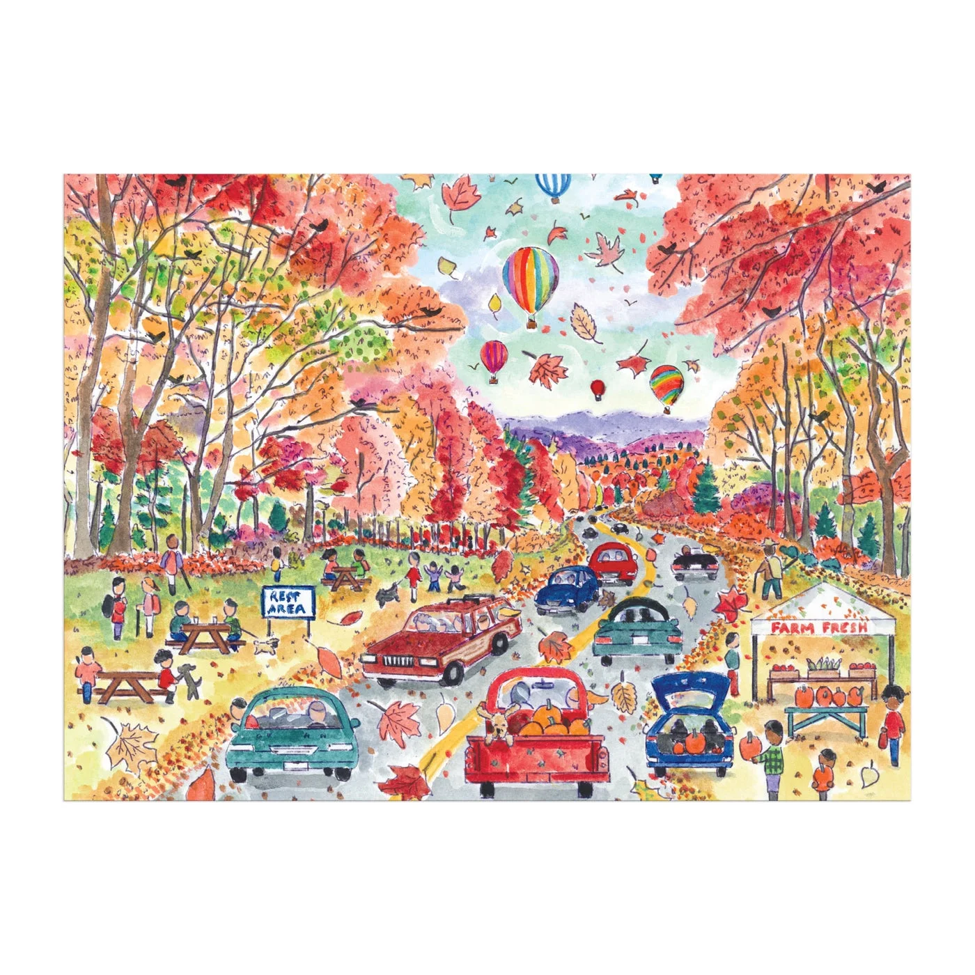 Manufacturer reference — matching artwork, assembled puzzle or package