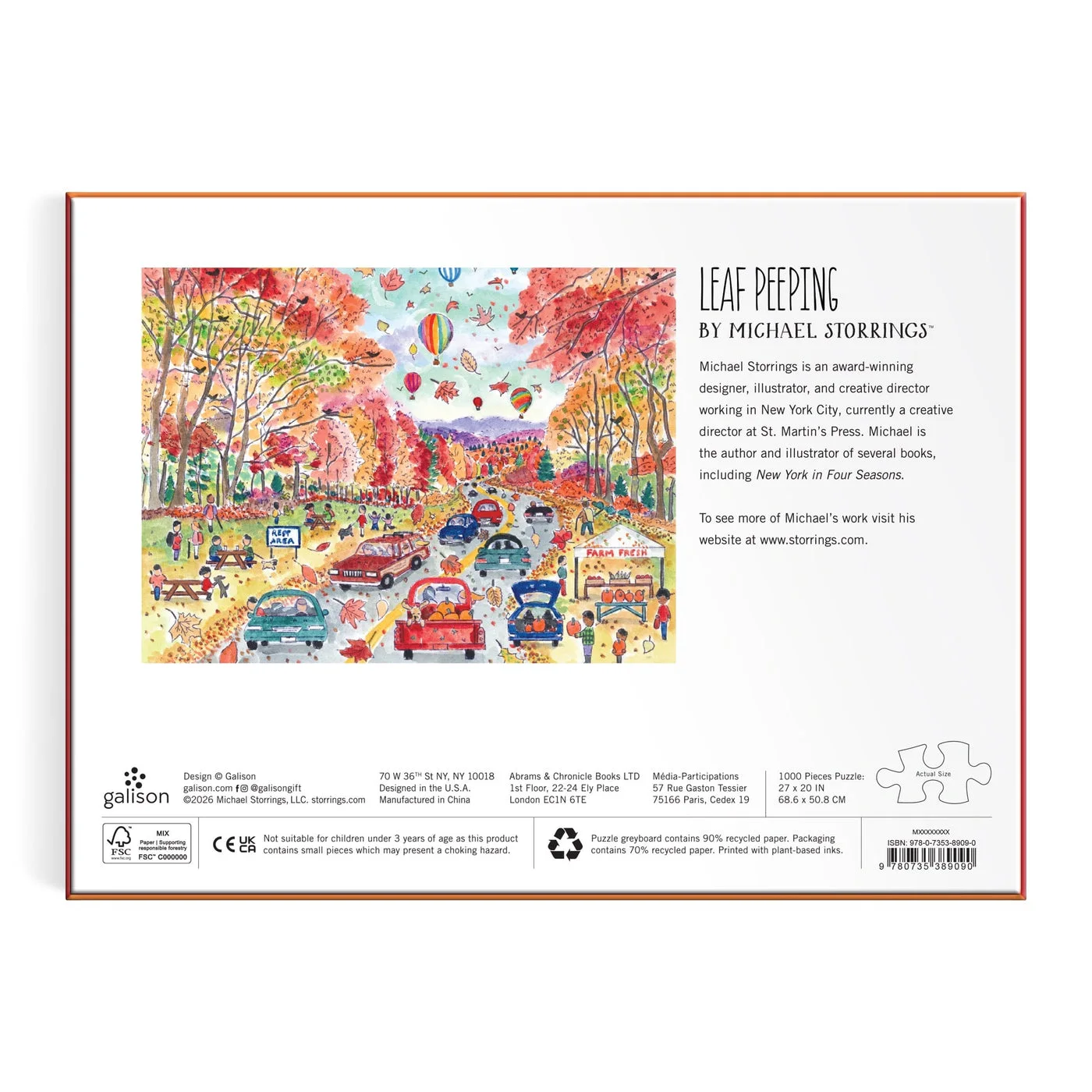 Manufacturer reference — matching artwork, assembled puzzle or package